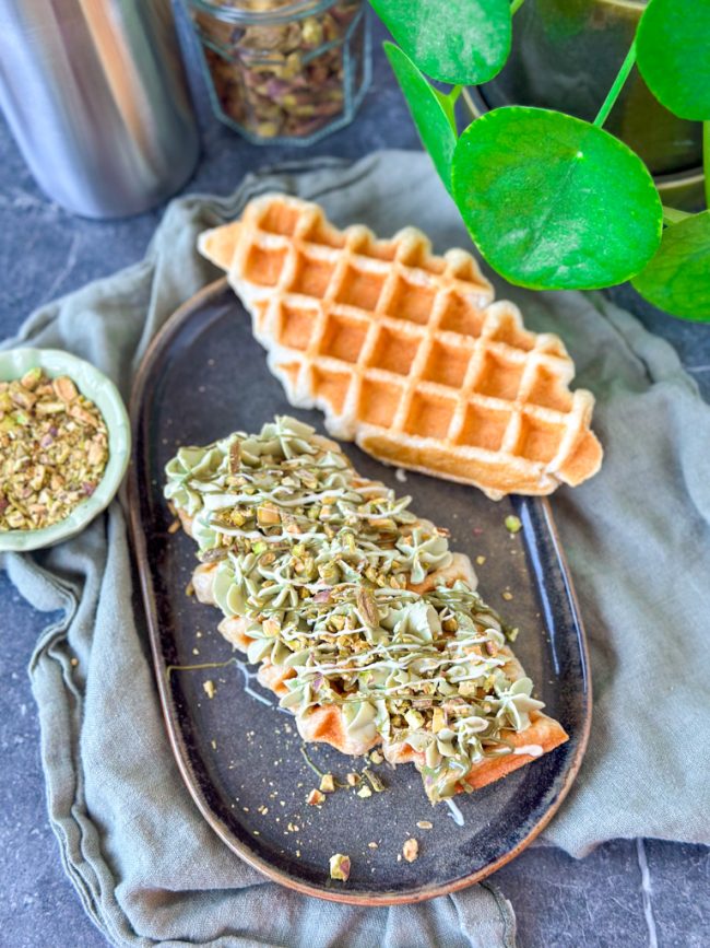 recept croissant wafel met pistache creme © bettyskitchen.nl
