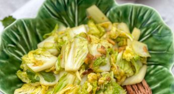 Thaise Kool uit de wok (met knoflook)