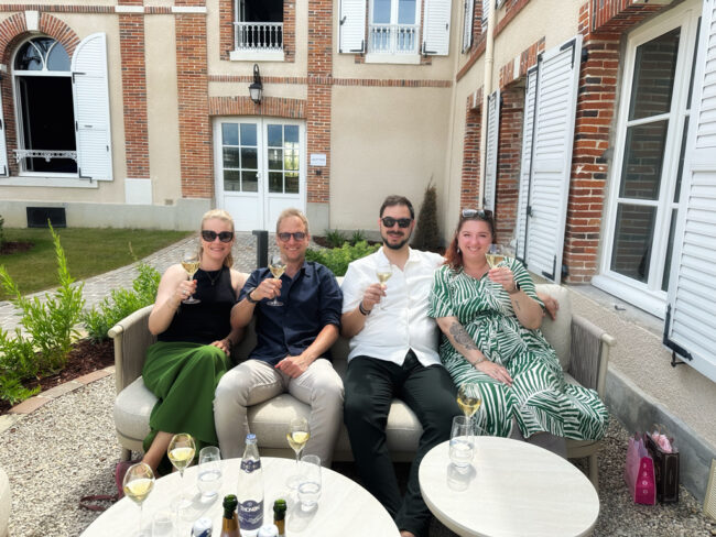Proevery bij Champagne Besserat de Bellefon Epernay Champagne © bettyskitchen.nl