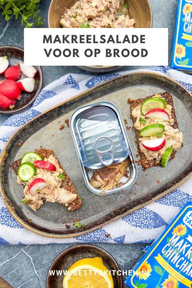 recept makreelsalade voor op brood © bettyskitchen.nl