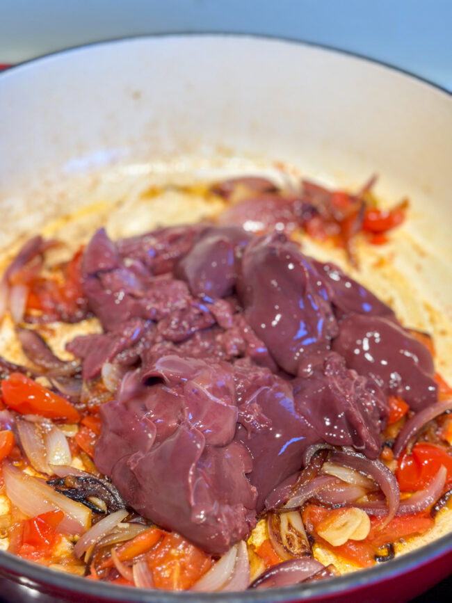 recept kippenlevertjes met pasta © bettyskitchen.nl