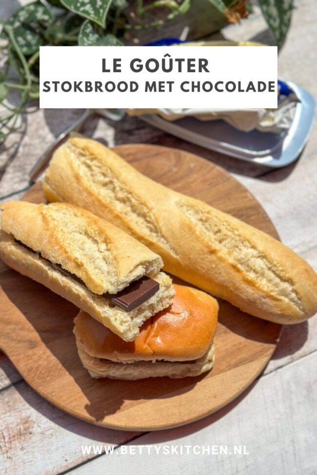 Stokbrood met chocolade en boter (Le Goûter)