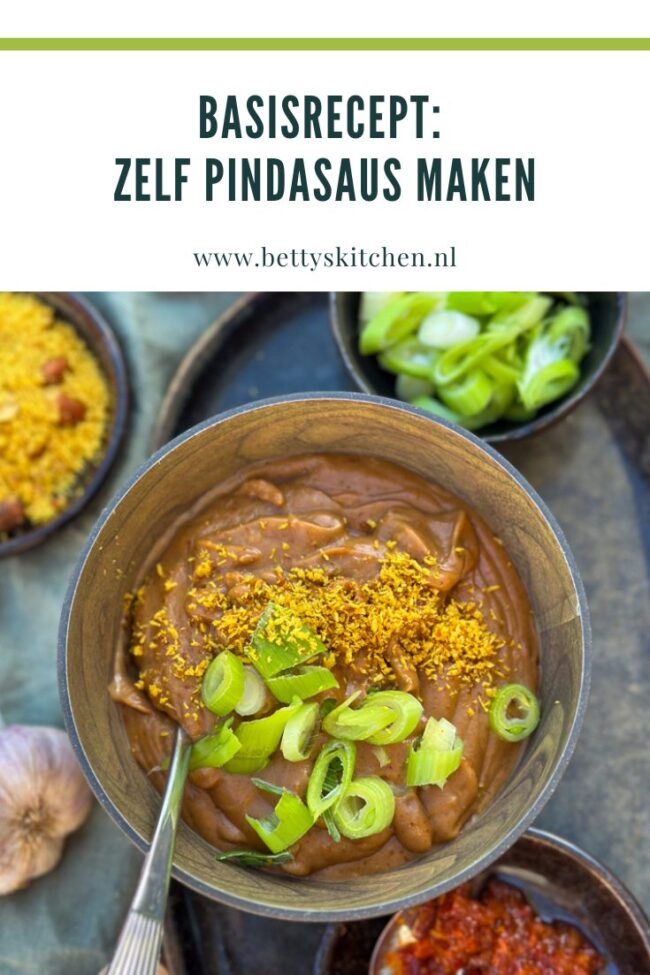 recept zelf pindasaus maken © bettyskitchen.nl