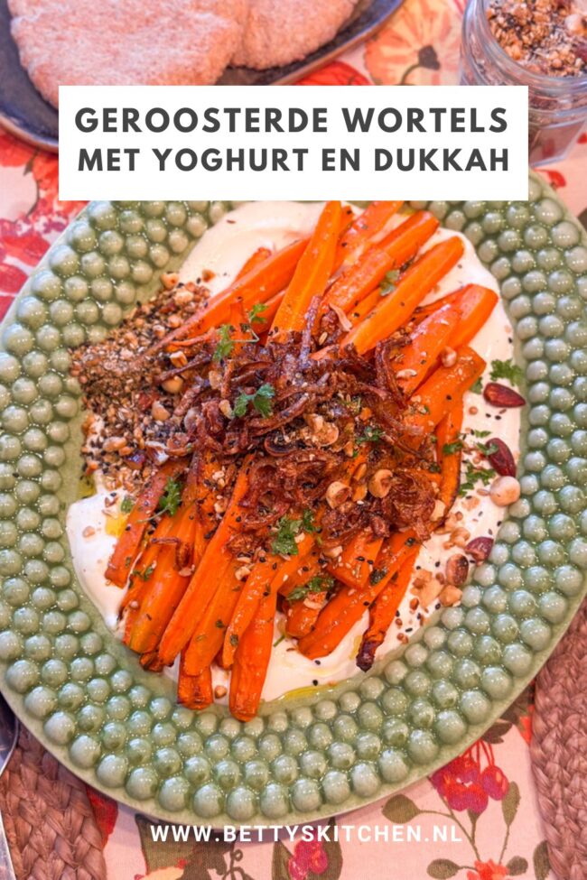 recept geroosterde wortels met yoghurt en dukkah © bettyskitchen.nl