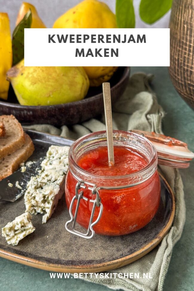 recept kweeperen jam maken © bettyskitchen.nl