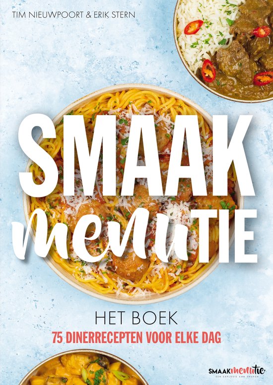 het smaakmenutie kookboek 2025 van Tim Nieuwpoort & Erik Stern