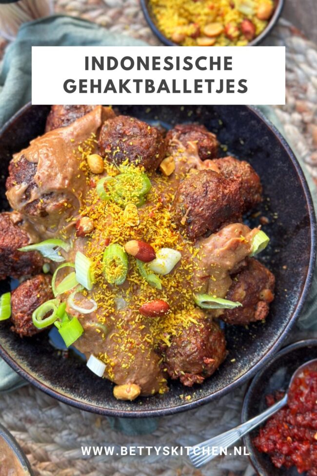 recept indonesische gehaktballetjes maken