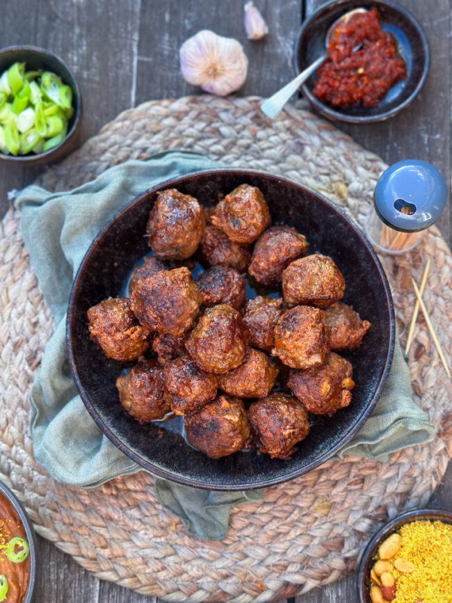recept voor indonesische gehaktballetjes © bettysktichen.nl