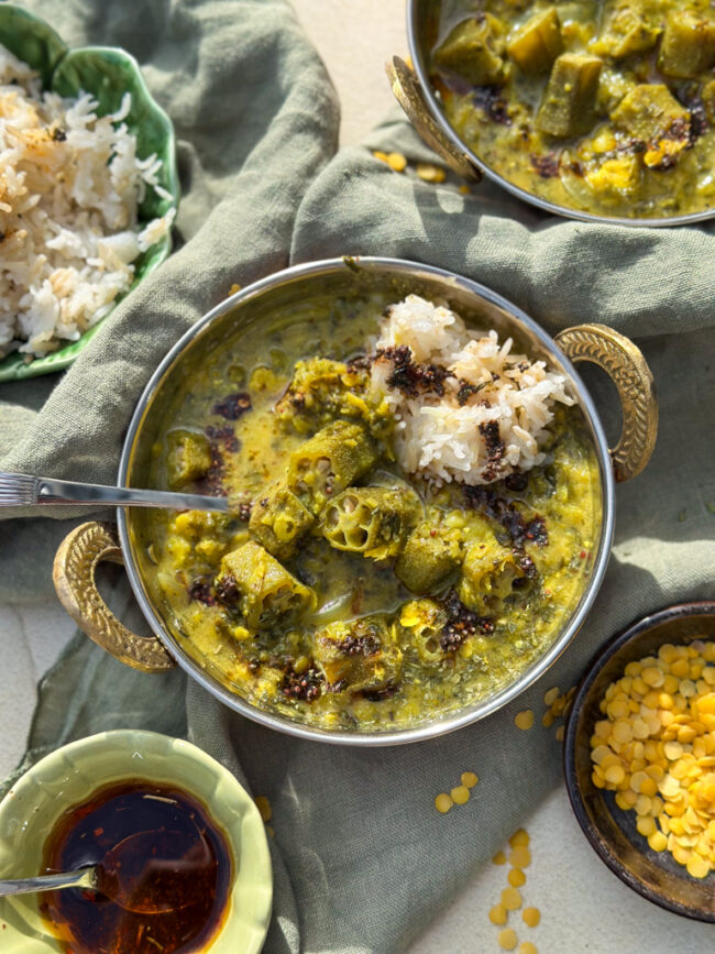sambar curry met okra en kokosmelk © bettytskitchen.nl