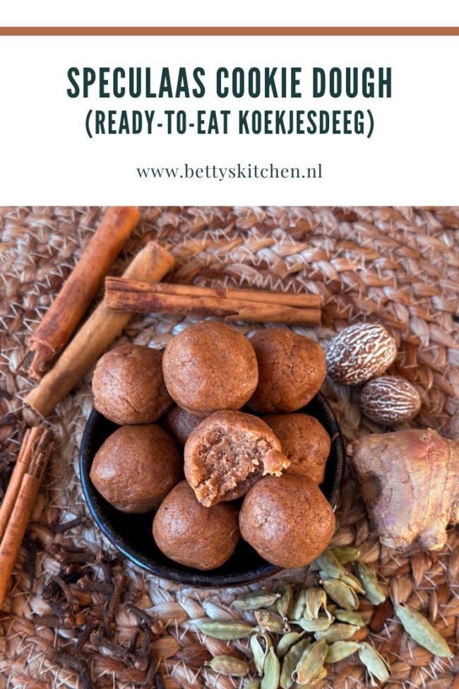 recept speculaas cookie dough maken