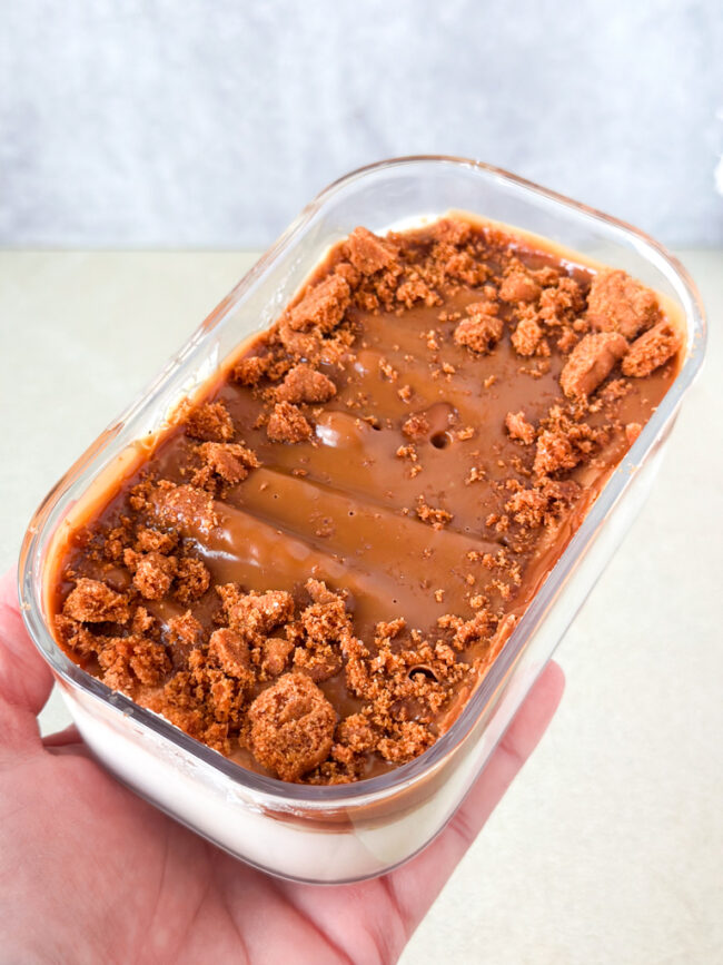 Japanse viral yoghurt cheesecake met speculoos koekjes © bettyskitchen