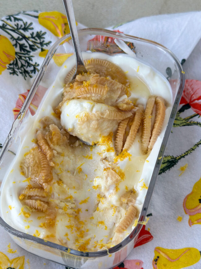 Japanse lemon cheesecake met golden oreo bettyskitchen.nl