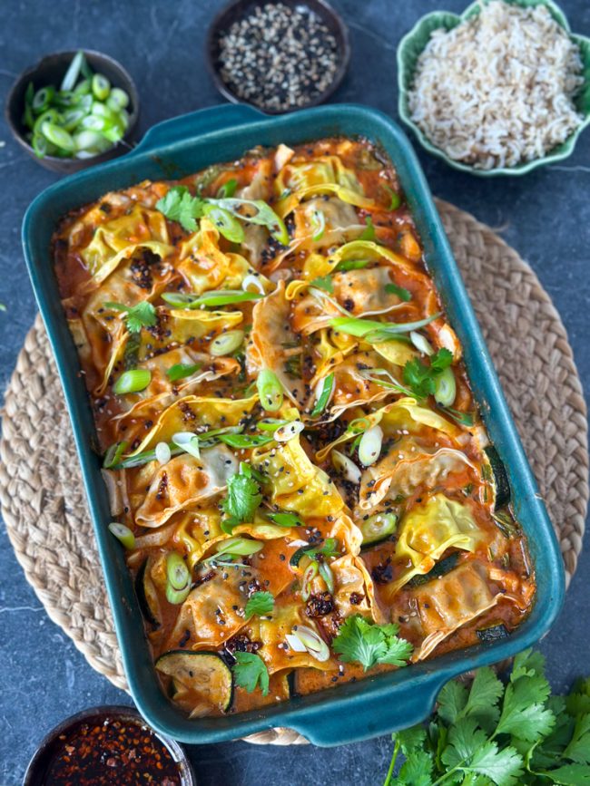 recept voor Dumpling Traybake © bettyskitchen.nl
