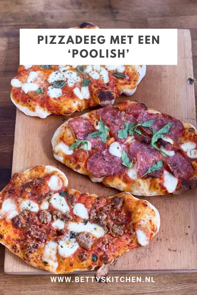 recept pizzadeeg met een poolish © bettyskitchen.nl