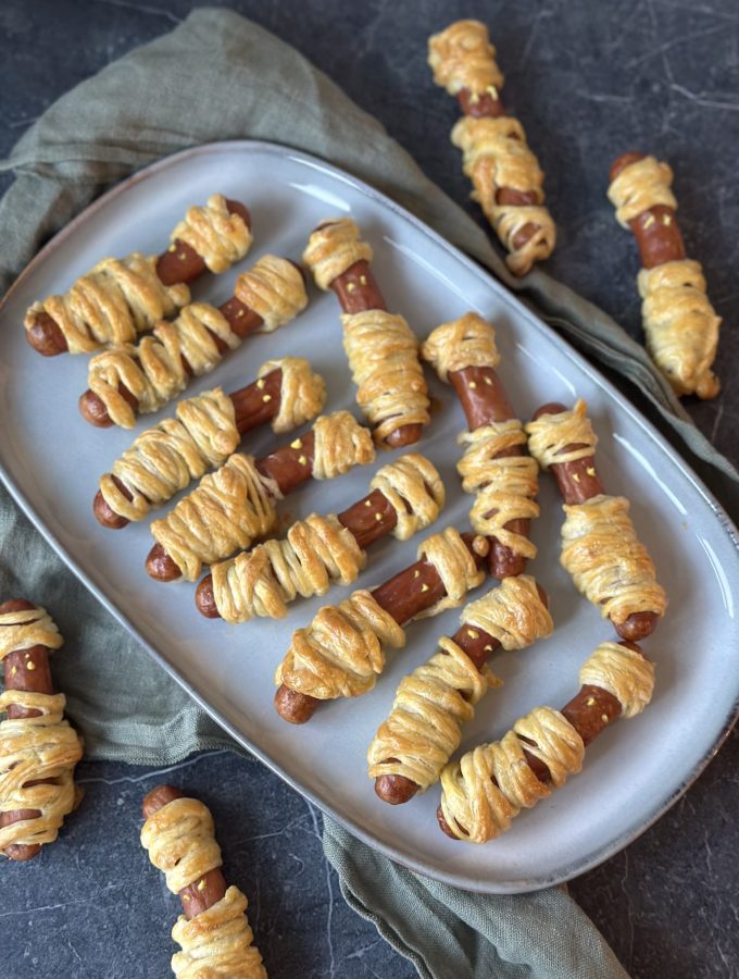 recept knakworst mummies voor halloween © bettyskitchen.nl